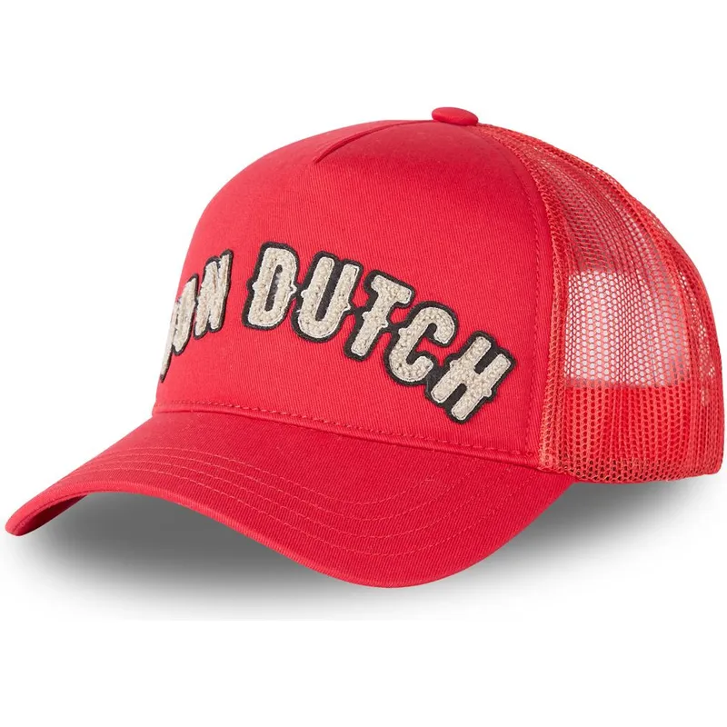 czapka-trucker-czerwona-buckl-r-od-von-dutch