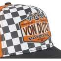 czapka-trucker-czarna-i-pomaranczowa-motor-oil-oil-von-dutch
