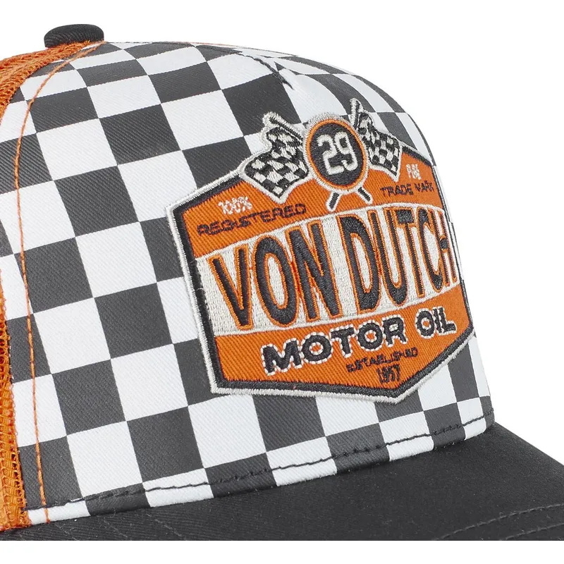 czapka-trucker-czarna-i-pomaranczowa-motor-oil-oil-von-dutch