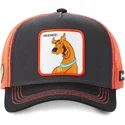 czapka-trucker-czarna-i-pomaranczowa-scooby-doo-heehee-hee-od-capslab
