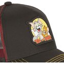 capslab-tom-and-jerry-tj1-looney-tunes-black-and-red-trucker-hat