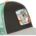 czapka-trucker-czarna-zielona-i-szara-tom-to6-looney-tunes-od-capslab