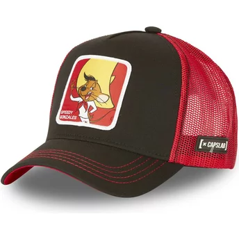 Czarna czapka trucker Speedy Gonzales CAS SPE1 Looney Tunes od Capslab