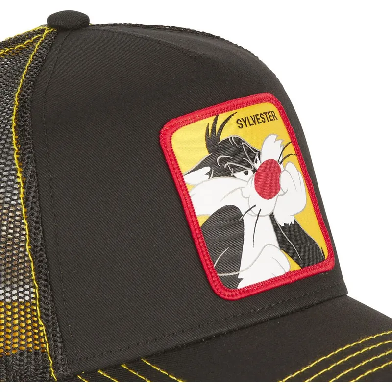 czapki-curva-czarny-snapback-silvestre-looney-tunes-capslab