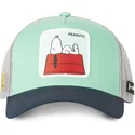 czapki-curva-zielony-snapback-snoopy-orzeszki-ziemne-capslab