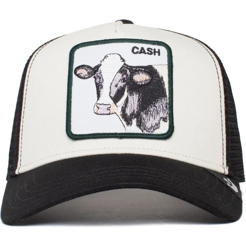 czapka-trucker-bialo-czarna-krowa-cash-cow-goorin-bros