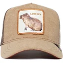 czapki-curva-brazowy-snapback-the-farm-de-goorin-bros