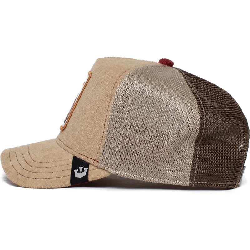 czapki-curva-brazowy-snapback-the-farm-de-goorin-bros