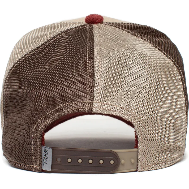 czapki-curva-brazowy-snapback-the-farm-de-goorin-bros