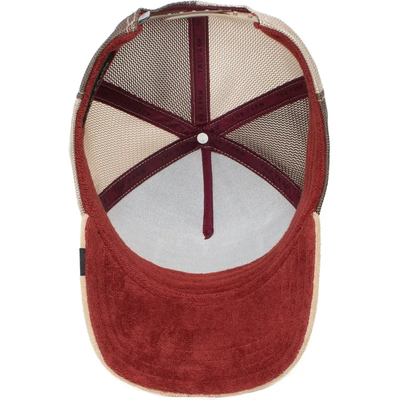 czapki-curva-brazowy-snapback-the-farm-de-goorin-bros