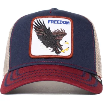 czapka-trucker-granatowo-czerwona-orzel-the-freedom-eagle-the-farm-od-goorin-bros