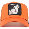 czapka-trucker-pomaranczowa-wilk-the-lone-wolf-the-farm-goorin-bros