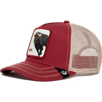 czapki-curva-czerwony-snapback-the-farm-de-goorin-bros