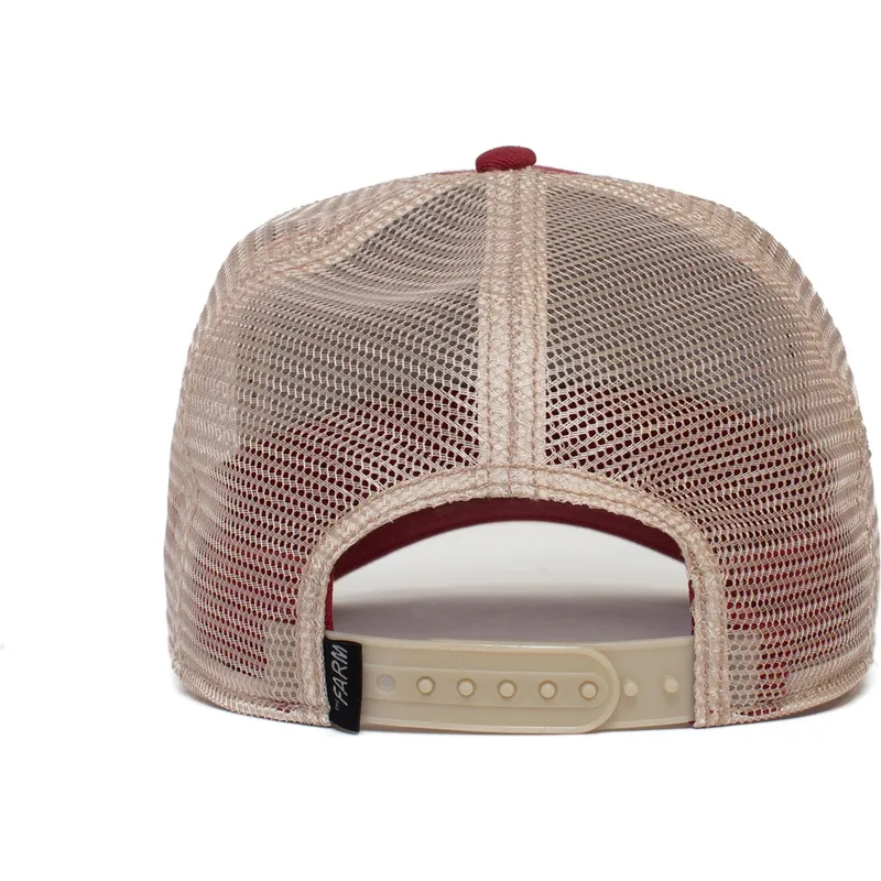 czapki-curva-czerwony-snapback-the-farm-de-goorin-bros