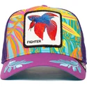 czapki-curva-fioletowy-snapback-pez-luchador-siam-fighter-even-betta-the-farm-the-farm-de-goorin-bros