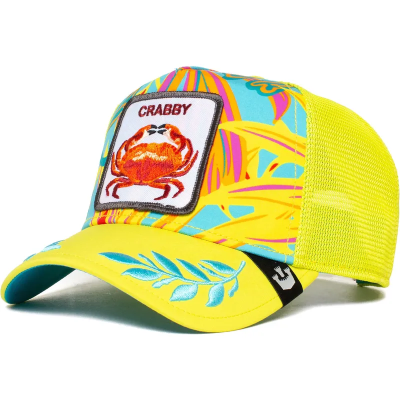 czapki-curva-zolty-snapback-the-farm-de-goorin-bros