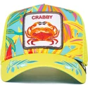 zolta-czapka-trucker-z-krabem-crabby-totally-clawsome-the-farm-od-goorin-bros