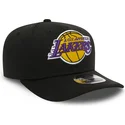 czarna-zakrzywiona-czapka-snapback-9fifty-stretch-snap-los-angeles-lakers-nba-new-era