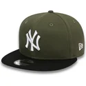 czapki-plana-zielony-snapback-9fifty-colour-block-new-york-yankees-mlb-new-era