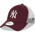czapki-curva-czerwony-snapback-granate-9forty-a-frame-new-york-yankees-mlb-new-era