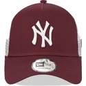 czapki-curva-czerwony-snapback-granate-9forty-a-frame-new-york-yankees-mlb-new-era