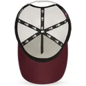 czapki-curva-czerwony-snapback-granate-9forty-a-frame-new-york-yankees-mlb-new-era