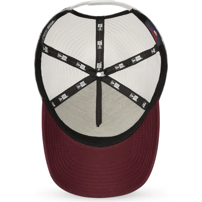 czapki-curva-czerwony-snapback-granate-9forty-a-frame-new-york-yankees-mlb-new-era