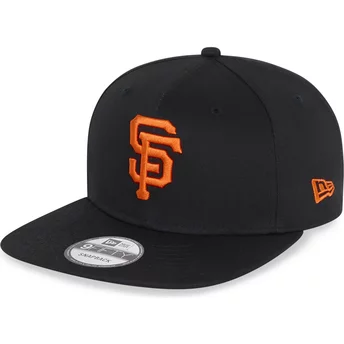 Czarna, płaska czapka z daszkiem 9FIFTY Essential snapback San Francisco Giants MLB od New Era