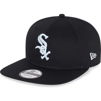 czarna-plaska-czapka-snapback-9fifty-essential-chicago-white-sox-mlb-od-new-era