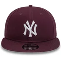 czapki-plana-czerwony-snapback-granate-9fifty-essential-new-york-yankees-mlb-new-era