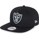 czarna-plaska-czapka-snapback-9fifty-essential-las-vegas-raiders-nfl-new-era