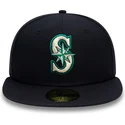 granatowa-dopasowana-czapka-z-daszkiem-59fifty-authentic-on-field-seattle-mariners-mlb-new-era