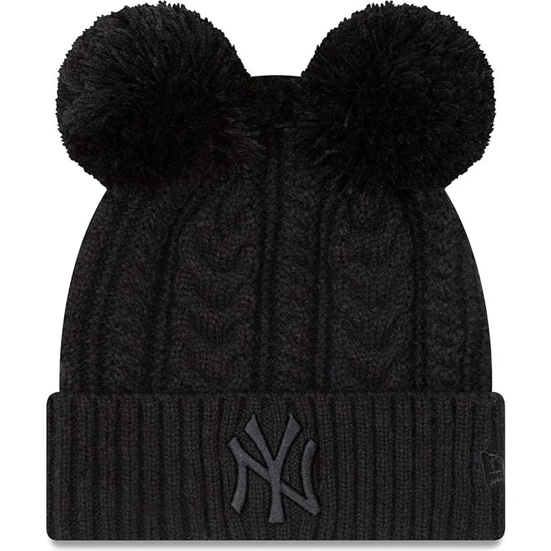 czapki-pompon-czarny-cuff-double-new-york-yankees-mlb-new-era czapki-pompon-czarny-cuff-double-new-york-yankees-mlb-new-era