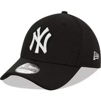 Czarna, regulowana czapka 9FORTY Diamond Era z New York Yankees MLB od New Era z zakrzywionym daszkiem