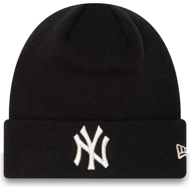 czapki-czarny-cuff-metallic-new-york-yankees-mlb-new-era