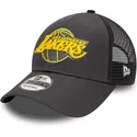 czapki-curva-szary-tasma-regulowana-9forty-home-field-los-angeles-lakers-nba-new-era