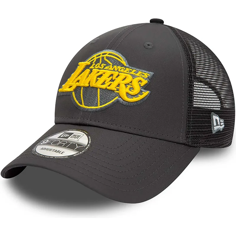 czapki-curva-szary-tasma-regulowana-9forty-home-field-los-angeles-lakers-nba-new-era