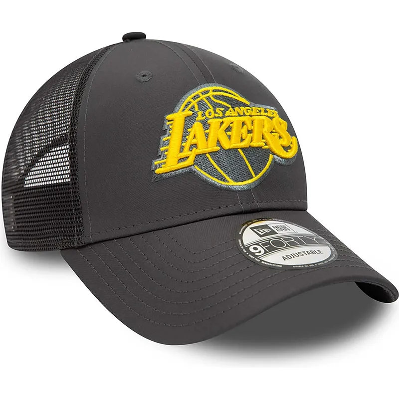 czapki-curva-szary-tasma-regulowana-9forty-home-field-los-angeles-lakers-nba-new-era