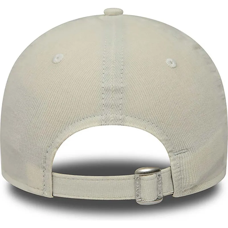 czapki-curva-bezowy-tasma-regulowana-9forty-cord-mini-los-angeles-dodgers-mlb-new-era