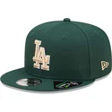 czapki-plana-zielony-snapback-9fifty-repreve-los-angeles-dodgers-mlb-new-era