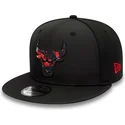 czapki-plana-czarny-snapback-9fifty-print-infill-chicago-bulls-nba-new-era