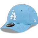 czapki-curva-niebieski-tasma-regulowana-dla-dziecka-claro-pequeno-9forty-league-essential-los-angeles-dodgers-mlb-new-era