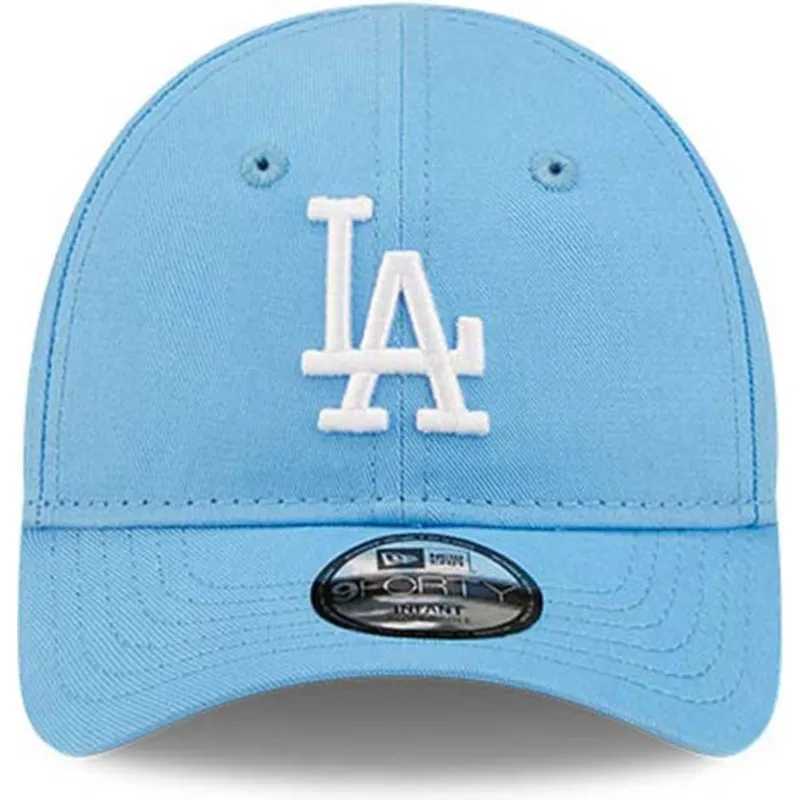 czapki-curva-niebieski-tasma-regulowana-dla-dziecka-claro-pequeno-9forty-league-essential-los-angeles-dodgers-mlb-new-era