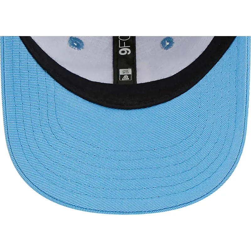 czapki-curva-niebieski-tasma-regulowana-dla-dziecka-claro-pequeno-9forty-league-essential-los-angeles-dodgers-mlb-new-era