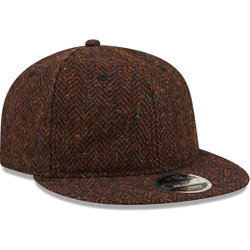 czapki-plana-brazowy-tasma-regulowana-9fifty-new-era
