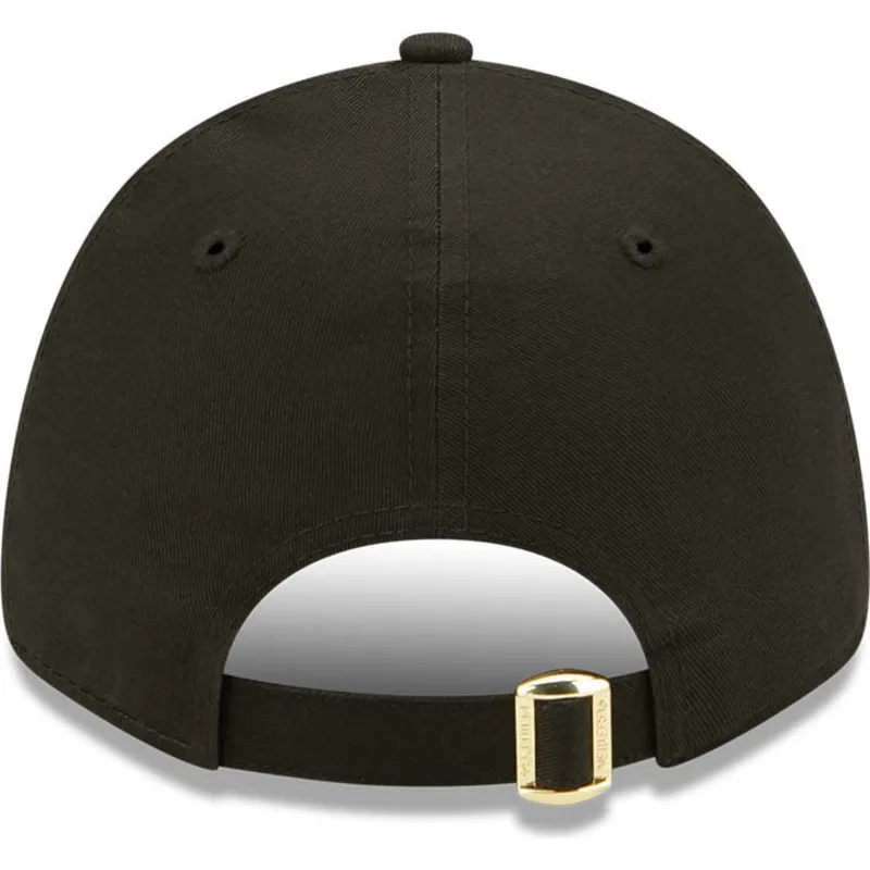 czapki-curva-czarny-tasma-regulowana-dorado-9forty-metallic-chicago-bulls-nba-new-era