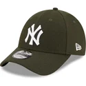 czapki-curva-zielony-tasma-regulowana-9forty-the-league-melton-new-york-yankees-mlb-new-era