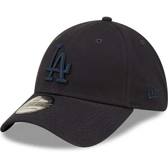 granatowa-dopasowana-czapka-z-zakrzywionym-daszkiem-z-granatowym-logo-39thirty-league-essential-los-angeles-dodgers-mlb-od-new-e