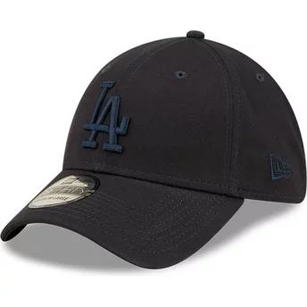 Granatowa, regulowana czapka z daszkiem 39THIRTY League Essential z logo Los Angeles Dodgers MLB od New Era w kolorze granatowym