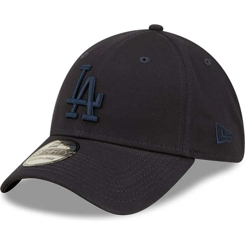 granatowa-dopasowana-czapka-z-zakrzywionym-daszkiem-z-granatowym-logo-39thirty-league-essential-los-angeles-dodgers-mlb-od-new-e